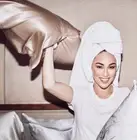 SLIP Queen/Standard Pure Silk Pillow Case Rose Gold Beauty Luxury $109