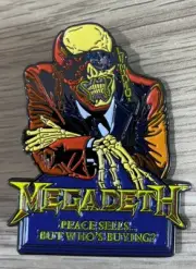 Megadeth PEACE SELLS ... BUT WHO'S BUYING Licensed Pin Badge Heavy Thrash Metal