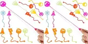 Angoily 2 Sets Stretchy Hands Sticky Ghosts Pumpkins Funny Stretchy Climber Party Supplies