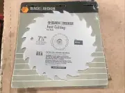 Lot of 4, Black & Decker 73-002 Fast Cutting Saw Blades 7-1/4”