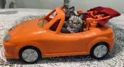 Calico Critters Sylvanian Families g&g Fisher Cats & Orange Convertible