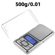 Digital Pocket Scale, 500g Capacity High Precision Balance of 0.01g, Mini Electr