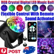 LED Party Rotating Disco Magic Ball Light Club DJ Bar Stage Lights Event Xmas