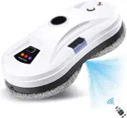 Window Cleaner Robot with Auto Spray, Remote Control, Smart Frame Detect, 3 R...