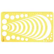 Circle Radius Semicircle Template Kt Soft Plastic Ruler Jewelry Building Design Drawing Board