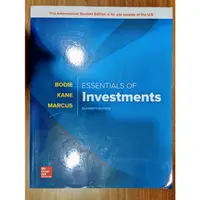 在飛比找蝦皮購物優惠-Essentials of Investment Bodie