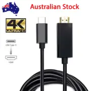 USB Type C to HDMI Cable Cord 4K for Microsoft Surface Go Book 2 Laptop 2