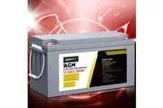 Giantz AGM Deep Cycle Battery 12V 200Ah Box Portable Solar Caravan Camping