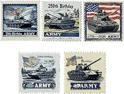 Postage Stamp Vintage,Collectible Historical Stamp - Commemorative Souvenir Collectible for Veterans Day, Historical Keepsake