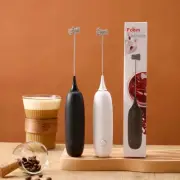 Mini Electric Milk Foamer Blender Handheld Egg Beater Battery Powered Mixer CR