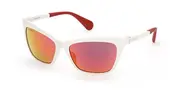 Max & Co. MO0014 21L Women’s Sunglasses White Size 55