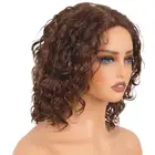 Ombre Curly Wave Lace Front Wigs Wear and Go Glueless Wigs Human Hair Pre Plu...