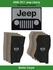 Lloyd Berber Front Row Carpet Mats for 2008-2011 Jeep Liberty w/Jeep Grill Logo (for: Jeep)
