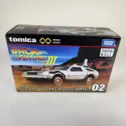 Tomica Premium Unlimited Back to the Future III Time Machine Diecast DeLorean