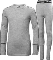 [Helly Hansen] Unisex Kids Jr LIFA Merino Midweight Set Baselayer Set