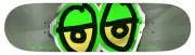 Krooked DBX Basalt Construction Eyes Light Green 8.25 Skateboard Deck