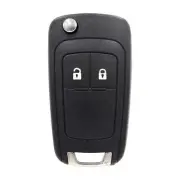 To Suit Holden Barina/Cruze/Trax 2 Button Remote Flip Key Blank Shell/Case/En...