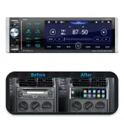 Single Din 5.1" Car Stereo Touch Screen Car Radio CarPlay Auto USB BT FM