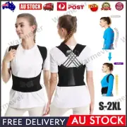 Adjustable Posture Corrector Low Back Support Shoulder Brace Belt for Women Men