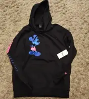Disney Mickey And Friends Mickey Black Hoodie Sweater Size XL Unisex Neff