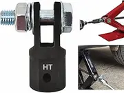 KickFun 1/2" Scissor Jack Adapter for Use with 1/2 Inch Drive/Impact Drills/Ratchet or Standard Drive Sockets or 13/16 Inch Lug Wrench/Tire Iron or Socket/Easy Lifting (Black)