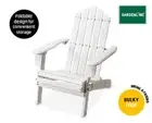 ⭐ NEW - Garderline Cape Cod Adirondack Timber Outdoor Chair Modern Design ⭐