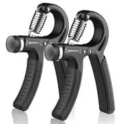 2 Pack Fortalecedores de agarre de mano para entrenador de fuerza de agarre