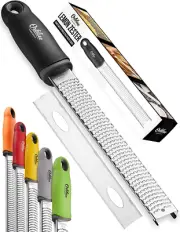 Lemon Zester & Cheese Grater Premium Citrus Zester Kitchen Grater for Parmesan C