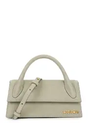 Jacquemus Le Chiquito Long Leather top Handle bag - Beige One Size