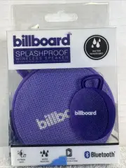 BILLBOARD Bluetooth Splash Proof Wireless Speaker BB2440 Purple Water Resistant
