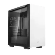 DeepCool MACUBE 110 White Minimalistic Micro-ATX Case, Magnetic Tempered Glass