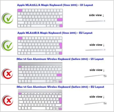 Adobe Illustrator Shortcut Keyboard Cover Durable AI Hotkeys Sil Magic Keyboard
