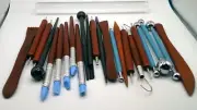 Polymer Clay, Pottery, Modeling Clay Sculpting Tools Set, 24 piece with Case
