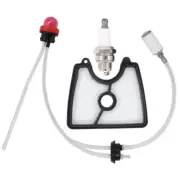 Fuel Line Filter Grommet Primer Bulb kit Spark Plug for Husqvarna 125B 125BX