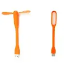 Multifunctional USB Mini Desktop Mini Fan with Universal USB Light2052