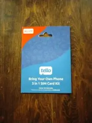 SIM CARD Starter Kit for Tello Mobile 5G LTE Prepaid Plan No Contract