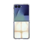 Galaxy Z Flip7 Clear Magnetic Case Golden Shibori iPhone Case