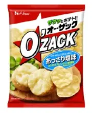 HOUSE FOODS O'ZACK Lightly Salted 55g Potato chips Japanese Snack Kashi