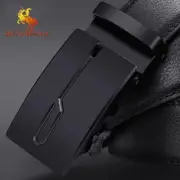 Famous Style Belts - Automatic Buckle Genuine Leather Strap Business Men Belt