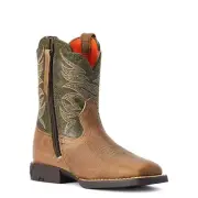 Ariat Children's Firecatcher Brown Square Toe Boots -10042416