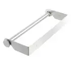 Black/Silver Paper Towel Holder Heavy Duty Paper Roll Hanger Bathroom