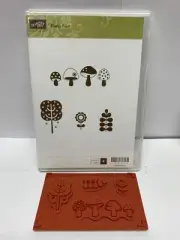 Stampin up funky four stamp set mushrooms flowers trees springtime