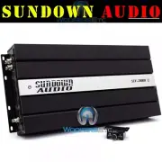 SUNDOWN AUDIO SCV-2000D CAR AMP 2000W RMS SUBWOOFERS SPEAKERS BASS AMPLIFIER NEW