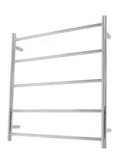 Ladder 5 Bar Heated Towel Rail in Chrome