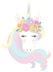 Vinyl Unicorn Horse Decor Sleeping Legendary Creature Home Wall Art Decal 20x27