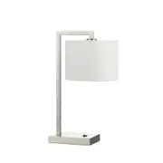 Telbix Lighting Sala Table Lamp - Nickel / White