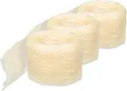 CONGARTENO 3pcs Collagen Sausage Casing Versatile Diameter for DIY Sausage Making Edible Safe for Smoking