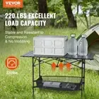 Lightweight Folding Camping Table with Carry Bag Portable Picnic Travel Side