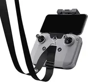 Skin-Friendly Lanyard Adjustable Neck Strap for DJI Mini 2/Mini 3 Pro/Air 2S/Mavic 3/Mavic Air 2 Remote Controller Accessories, Black, for DJI RC-N1/DJI RC-N2
