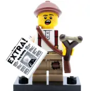 Lego 71037 Collectible Minifigure Series 24 NEWSPAPER KID New, Sealed!